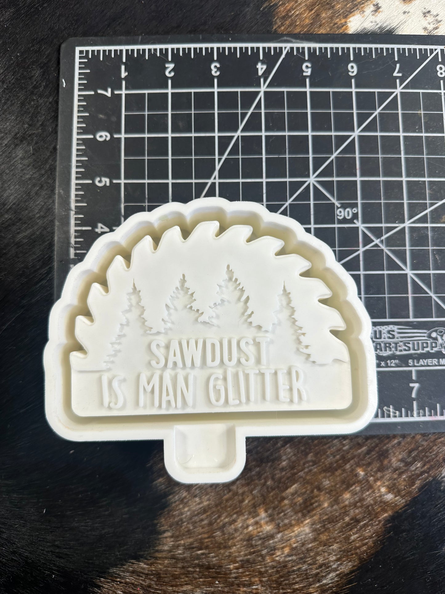 Sawdust Is Man Glitter Silicone Freshie Mold