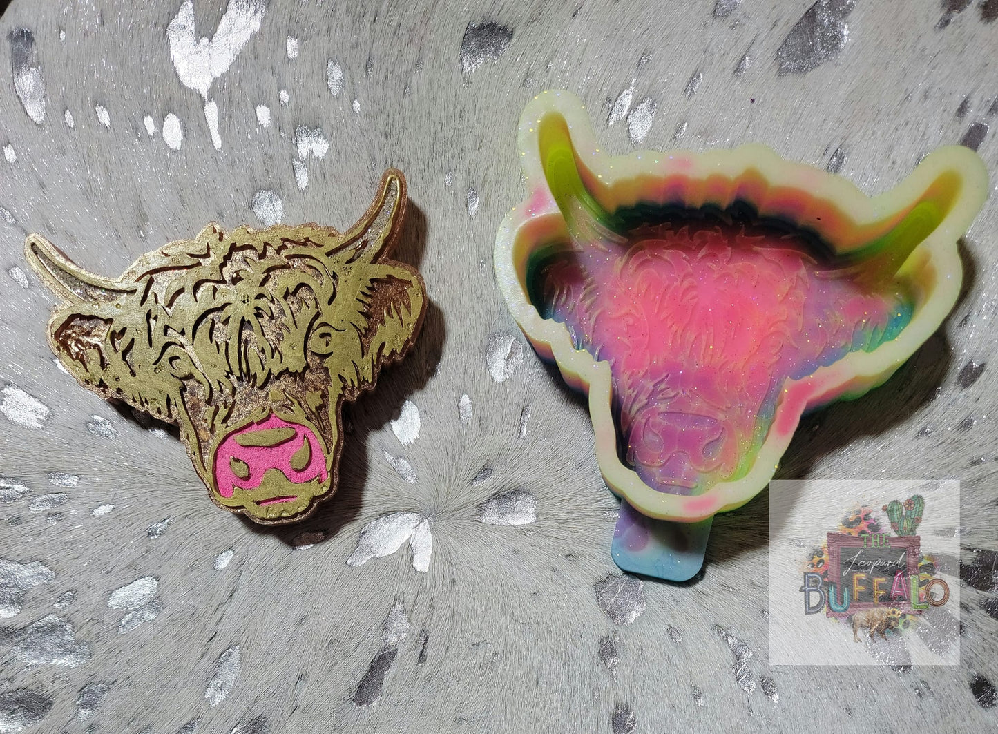 Highland Cow Silicone Freshie Mold