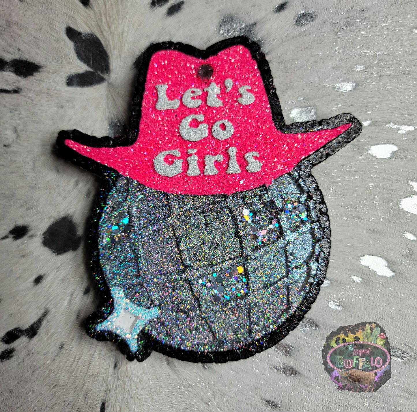 Let's Go Girls Disco Cowboy Hat Silicone Freshie Mold