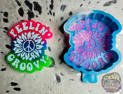 Feelin' Groovy Silicone Freshie Mold