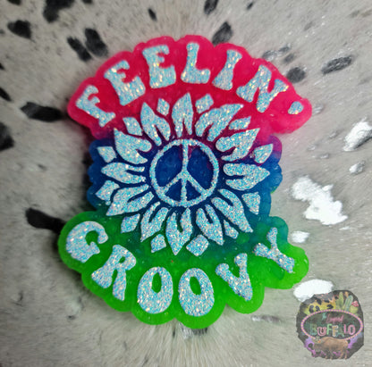 Feelin' Groovy Silicone Freshie Mold