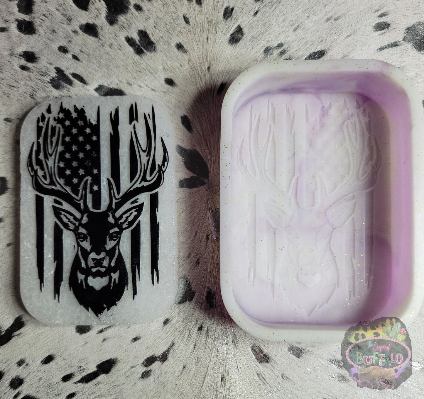 Deer Flag Silicone Freshie Mold