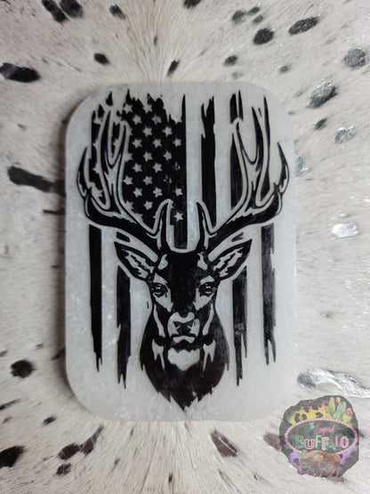 Deer Flag Silicone Freshie Mold