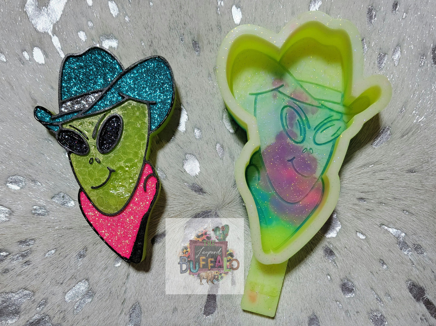 Cowboy Alien Silicone Freshie Mold