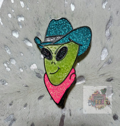 Cowboy Alien Silicone Freshie Mold