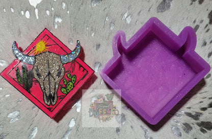 Desert Bullskull Silicone Freshie Mold