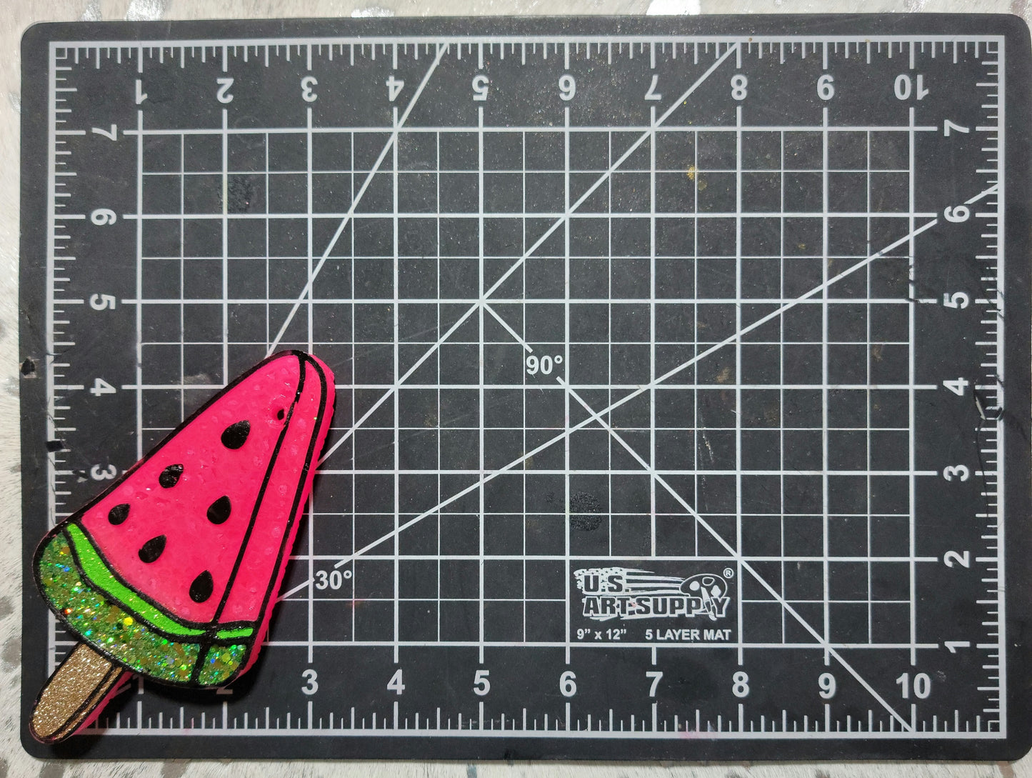 Watermelon Popsicle Silicone Freshie Mold