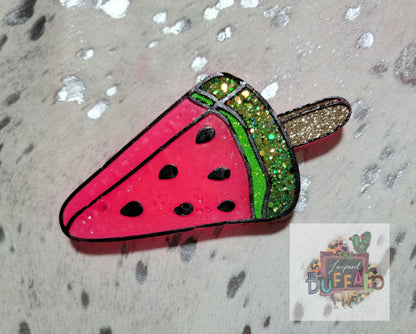 Watermelon Popsicle Silicone Freshie Mold