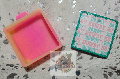 Plain Square Silicone Freshie Mold