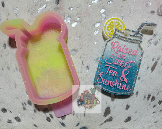 Raised on Sweet Tea & Sunshine Silicone Freshie Mold