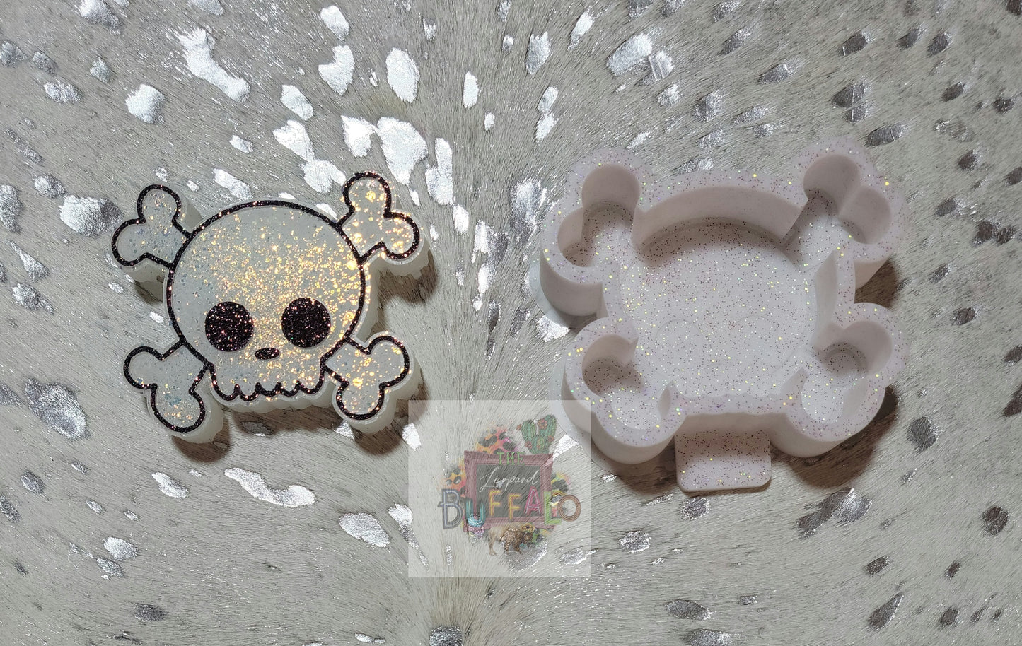 Skull & Bones Silicone Freshie Mold