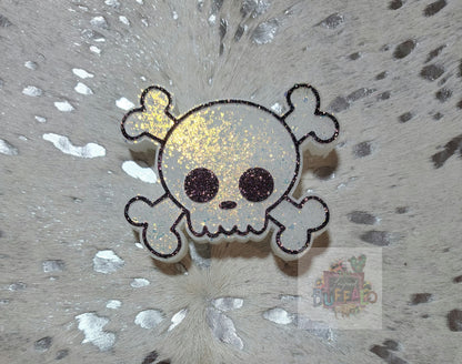 Skull & Bones Silicone Freshie Mold