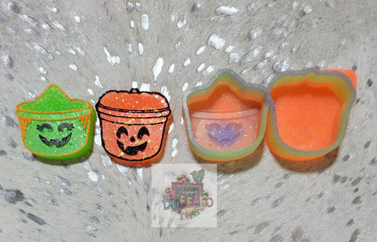 Happy Bucket Double Vent Silicone Freshie Mold