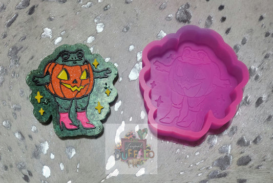 Halloween Frog Silicone Freshie Mold