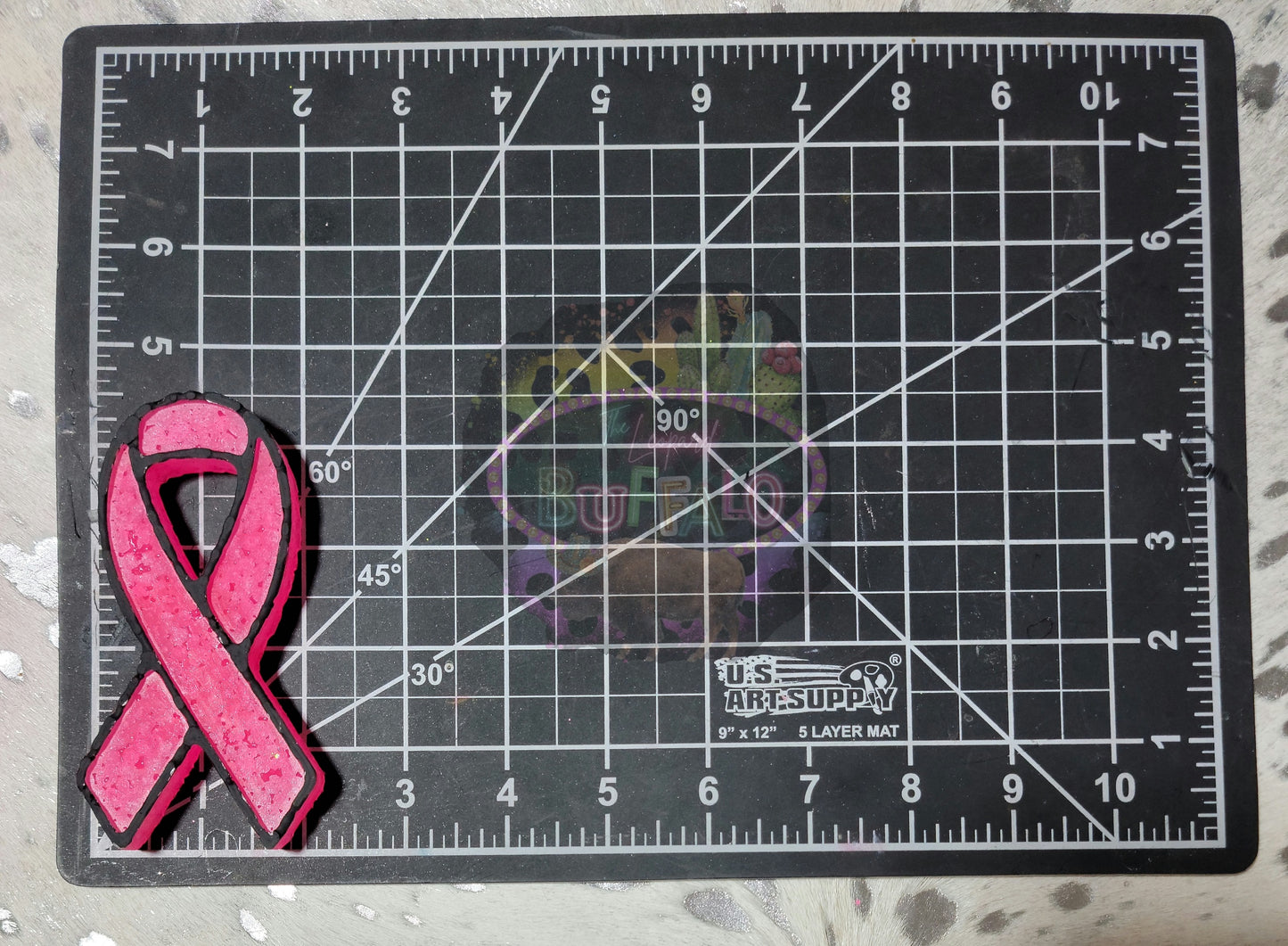 Awareness Ribbon Silicone Freshie Mold