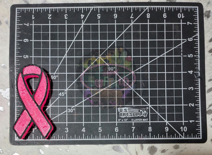 Awareness Ribbon Silicone Freshie Mold