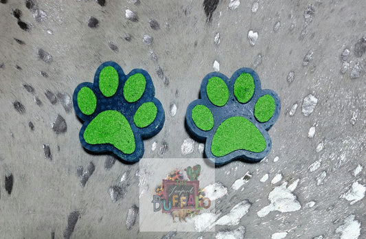 Double Vent Clip Paw Print Silicone Mold