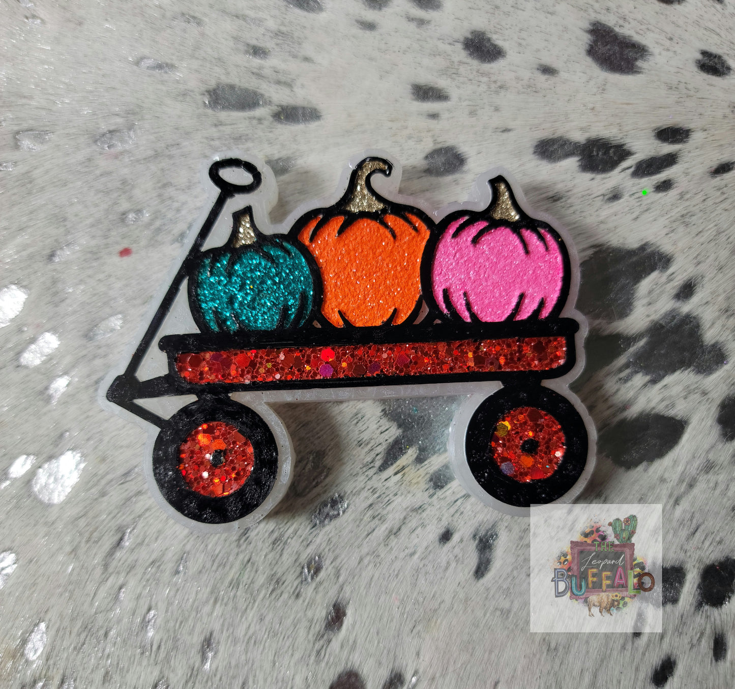 Pumpkins in Wagon Silicone Mold