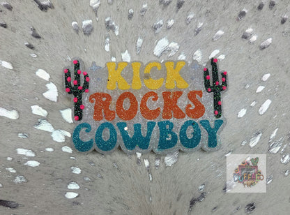 Kick Rocks Cowboy Silicone Freshie Mold