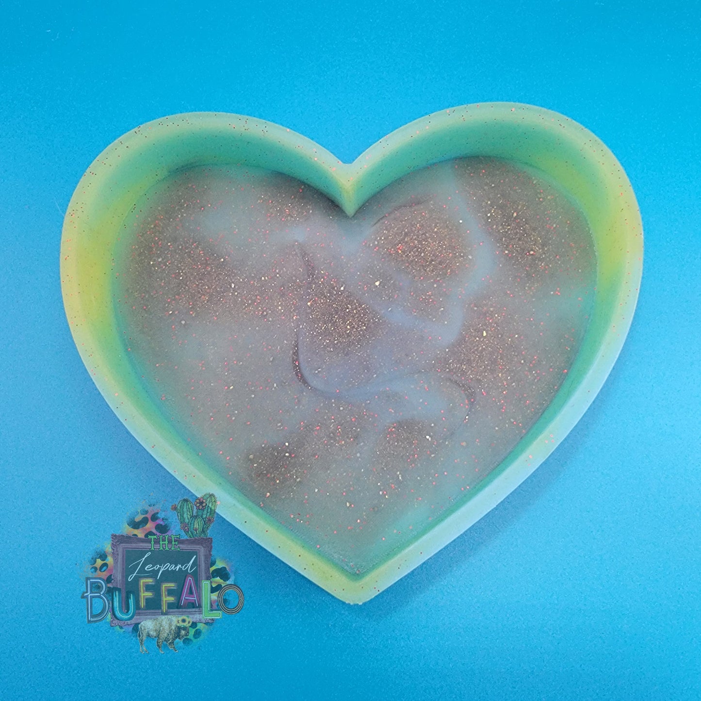 Blank Insert Heart Silicone Freshie Mold