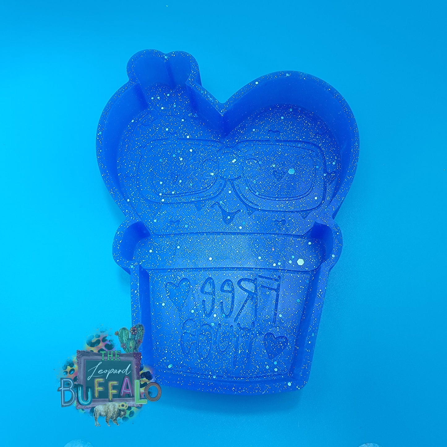 Love Cactus Silicone Freshie Mold