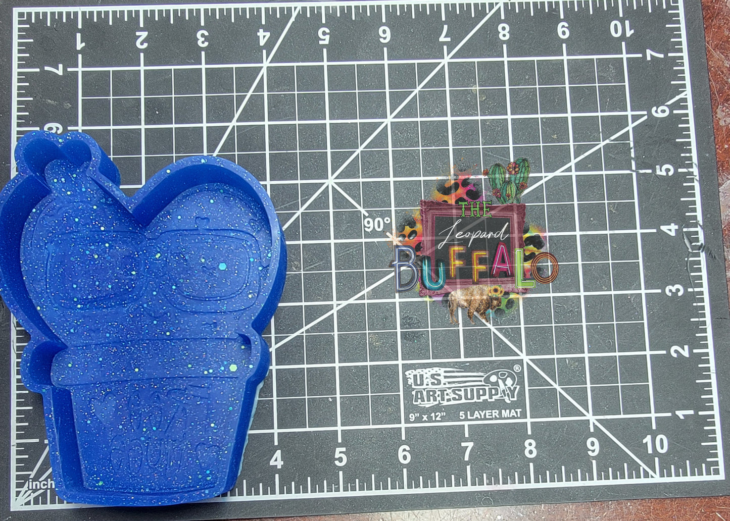 Love Cactus Silicone Freshie Mold