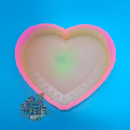 Heart Doily Silicone Freshie Mold