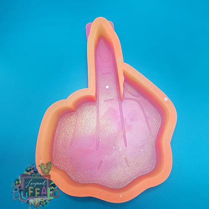 Feral Female Middle Finger Silicone Freshie Mold