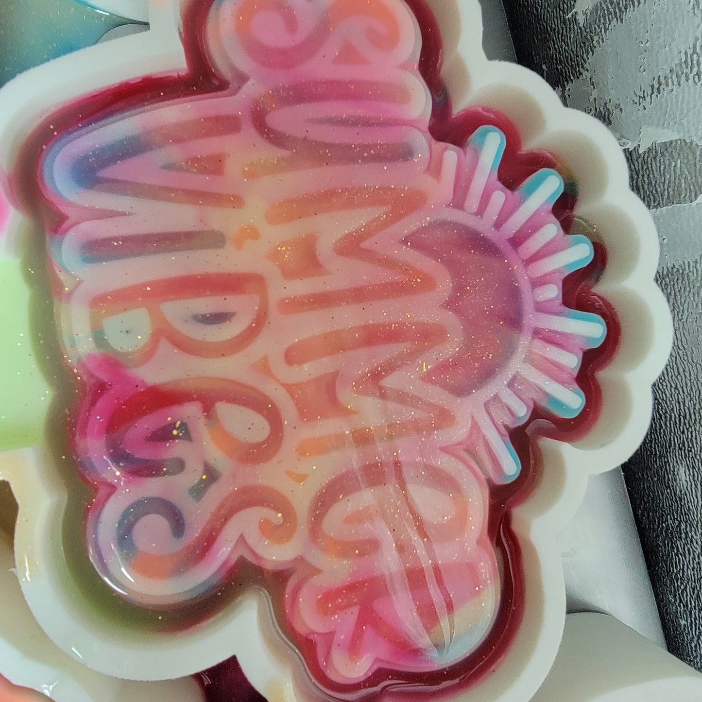 Summer Vibes Silicone Freshie Mold