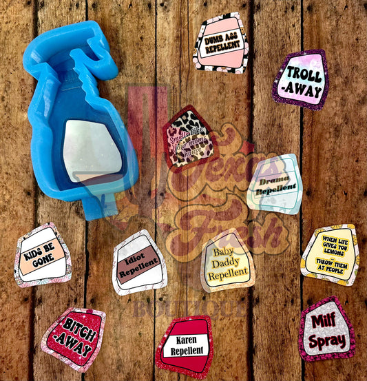 Baysic Bits Spray Bottle cardstock grab bag