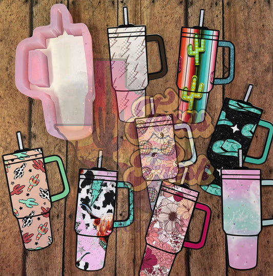 Ramblin Darlin Drinking Tumbler cardstock grab bag