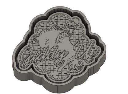 Giddy up Silicone Freshie Mold