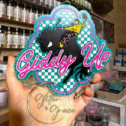 Giddy up Silicone Freshie Mold