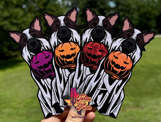 Ramblin Darlin Halloween Dog cardstock grab bag