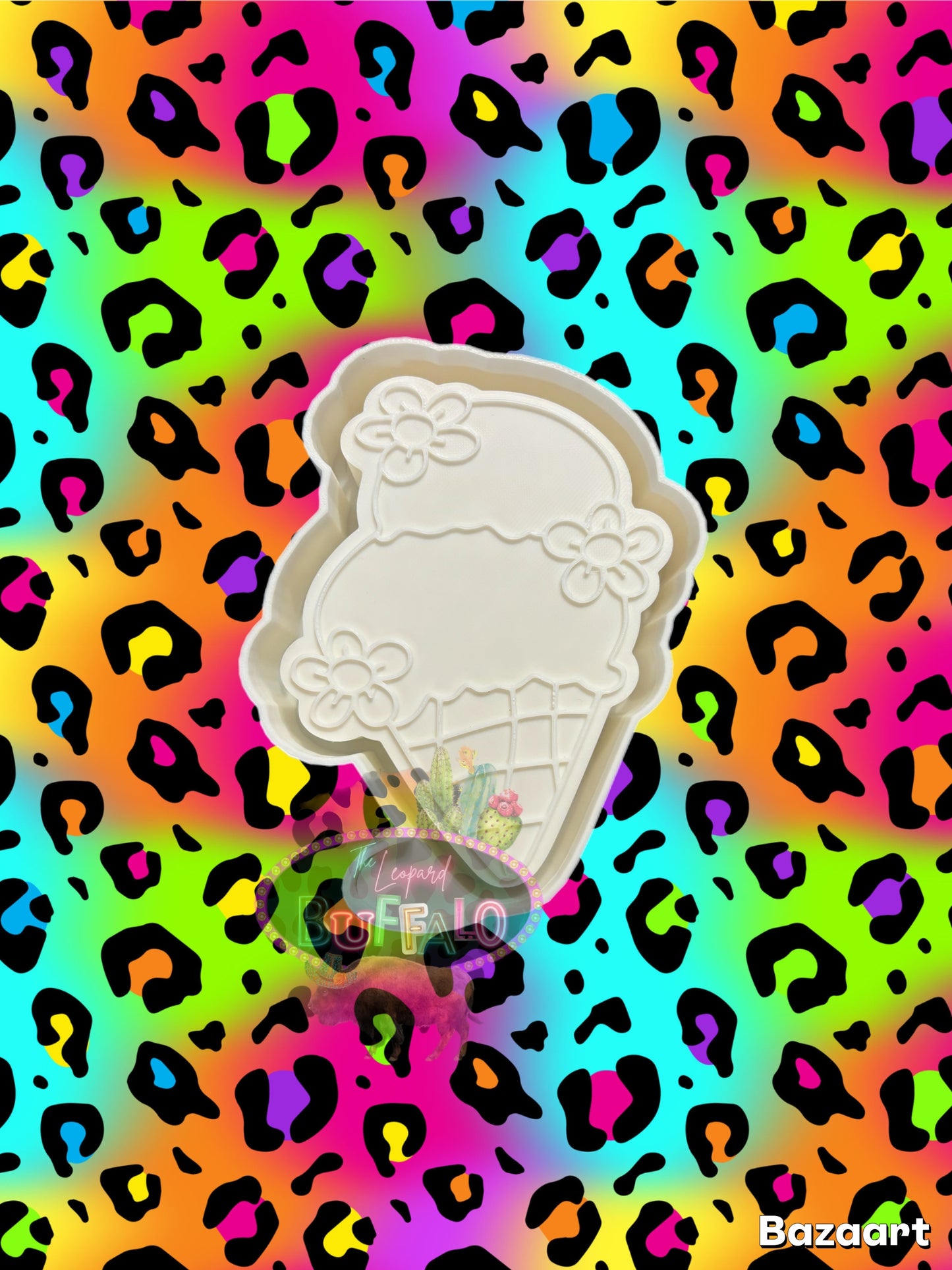 Flower Ice Cream Freshie Mold