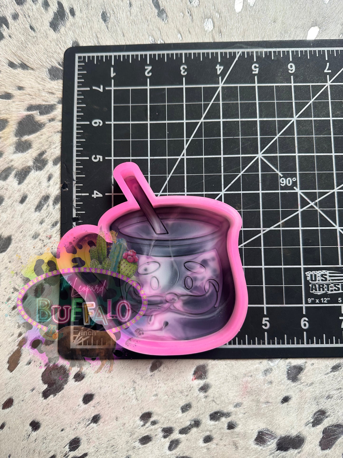 Santa Mug Silicone Freshie Mold