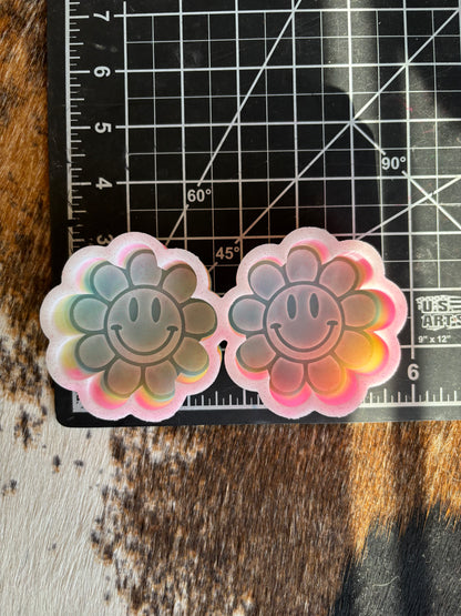 Smiley Flower Vent Silicone Mold