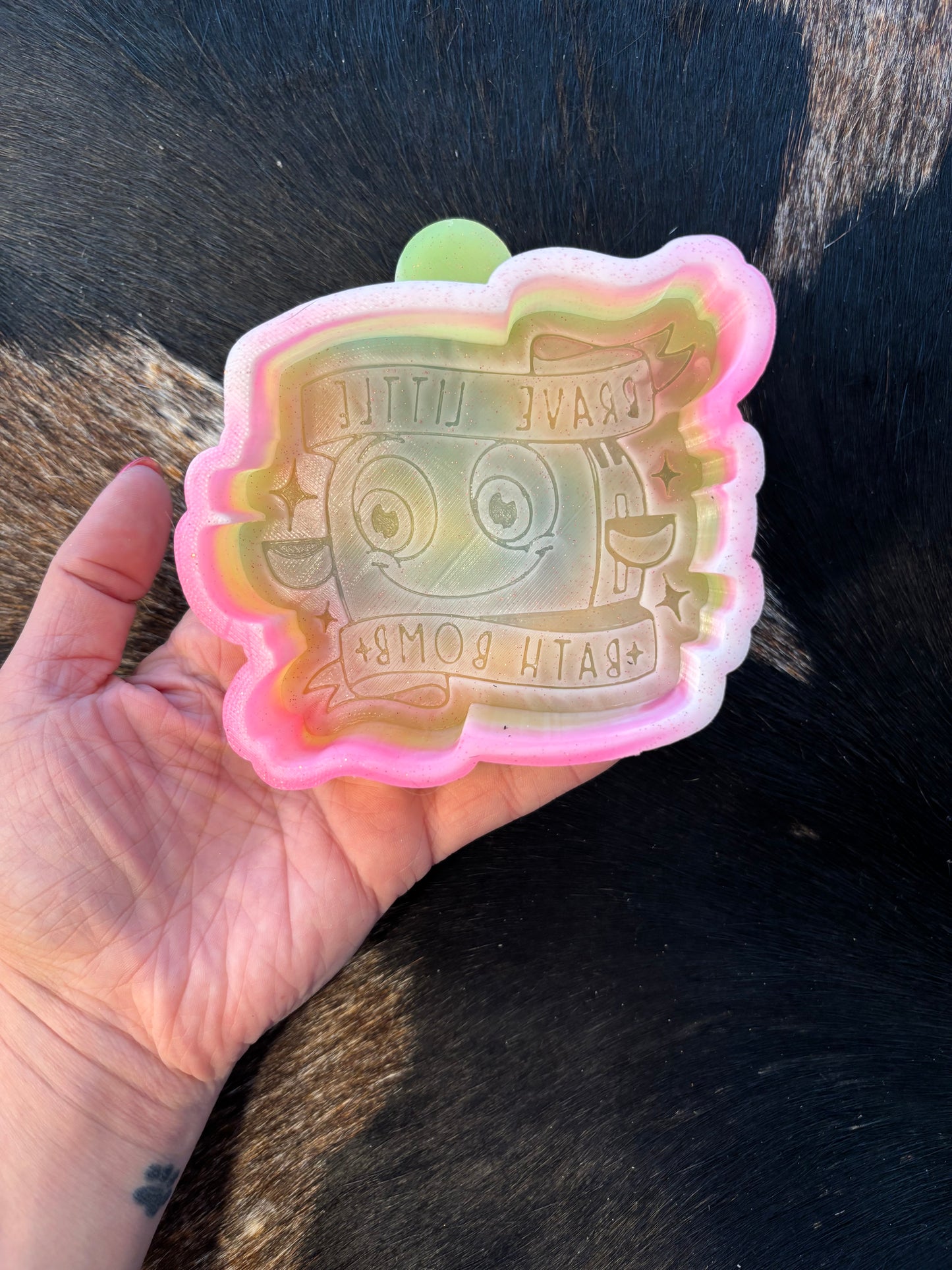 Brave little bath bomb Silicone Mold