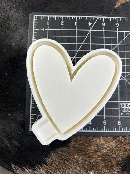 Skinny Heart Silicone Freshie Mold