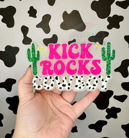 Kick Rocks Cowboy Silicone Freshie Mold