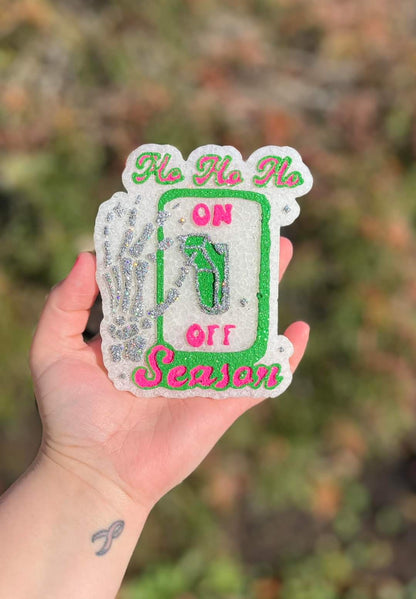 Turn on Ho Ho Ho Silicone Freshie Mold