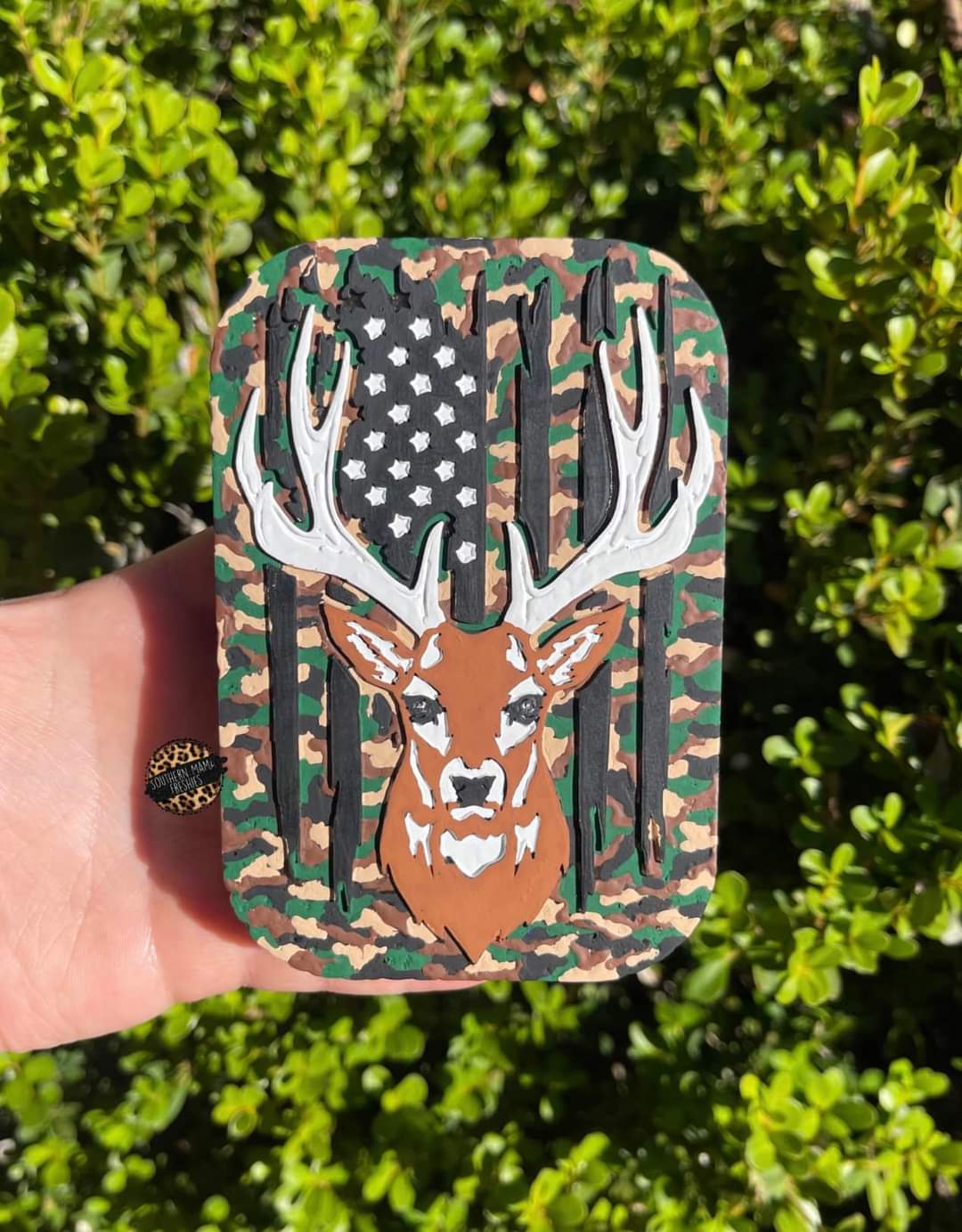 Deer Flag Silicone Freshie Mold