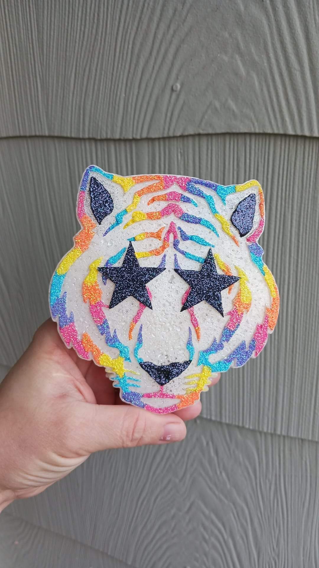 Tiger Star Eyes Silicone Freshie Mold