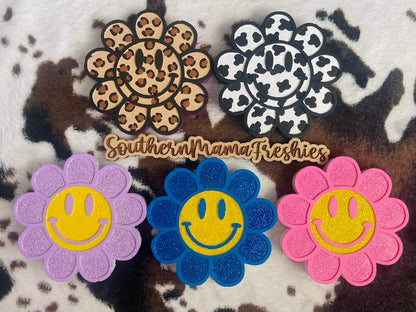 Smiley Flower Silicone Freshie Mold