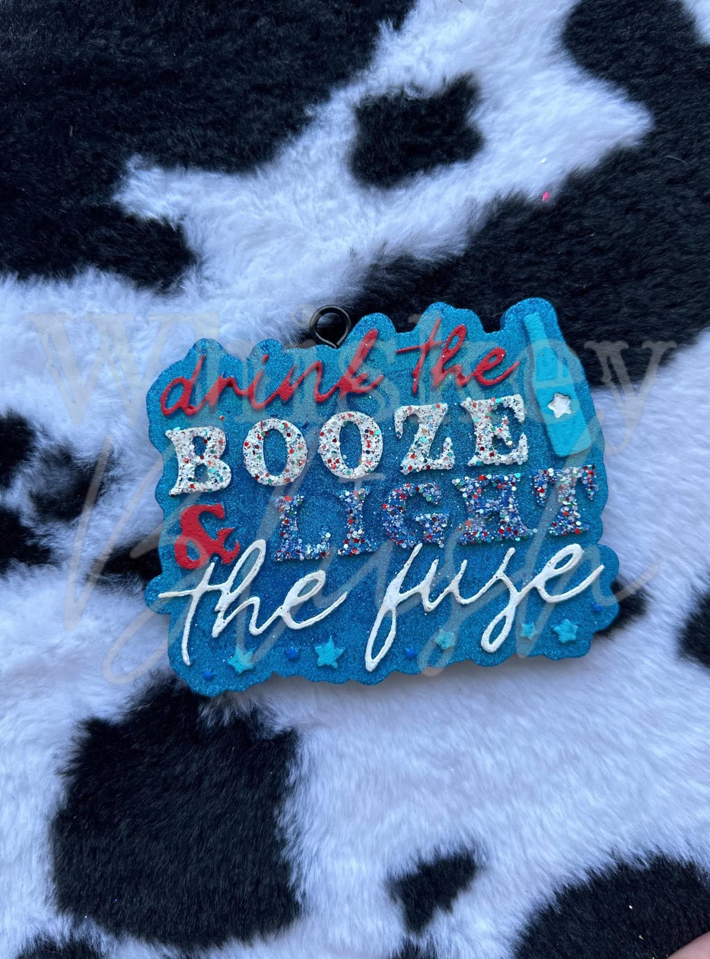 Drink The Booze & Light The Fuze Silicone Freshie Mold