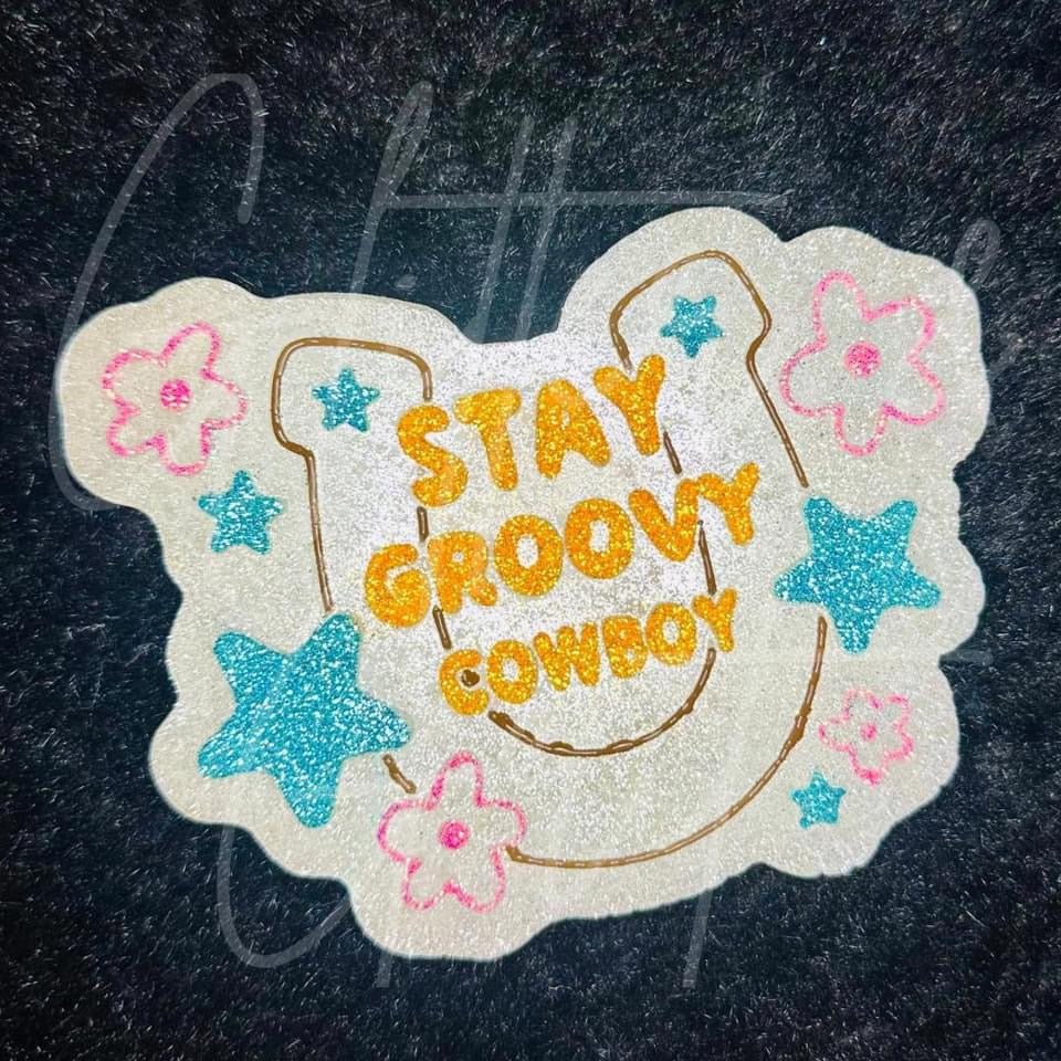 Stay Groovy Cowboy Silicone Freshie Mold