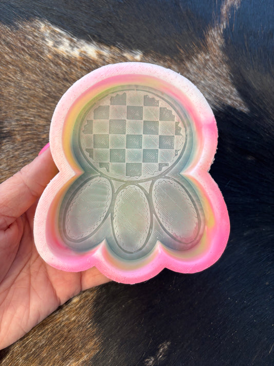 Checkered conch Silicone Mold