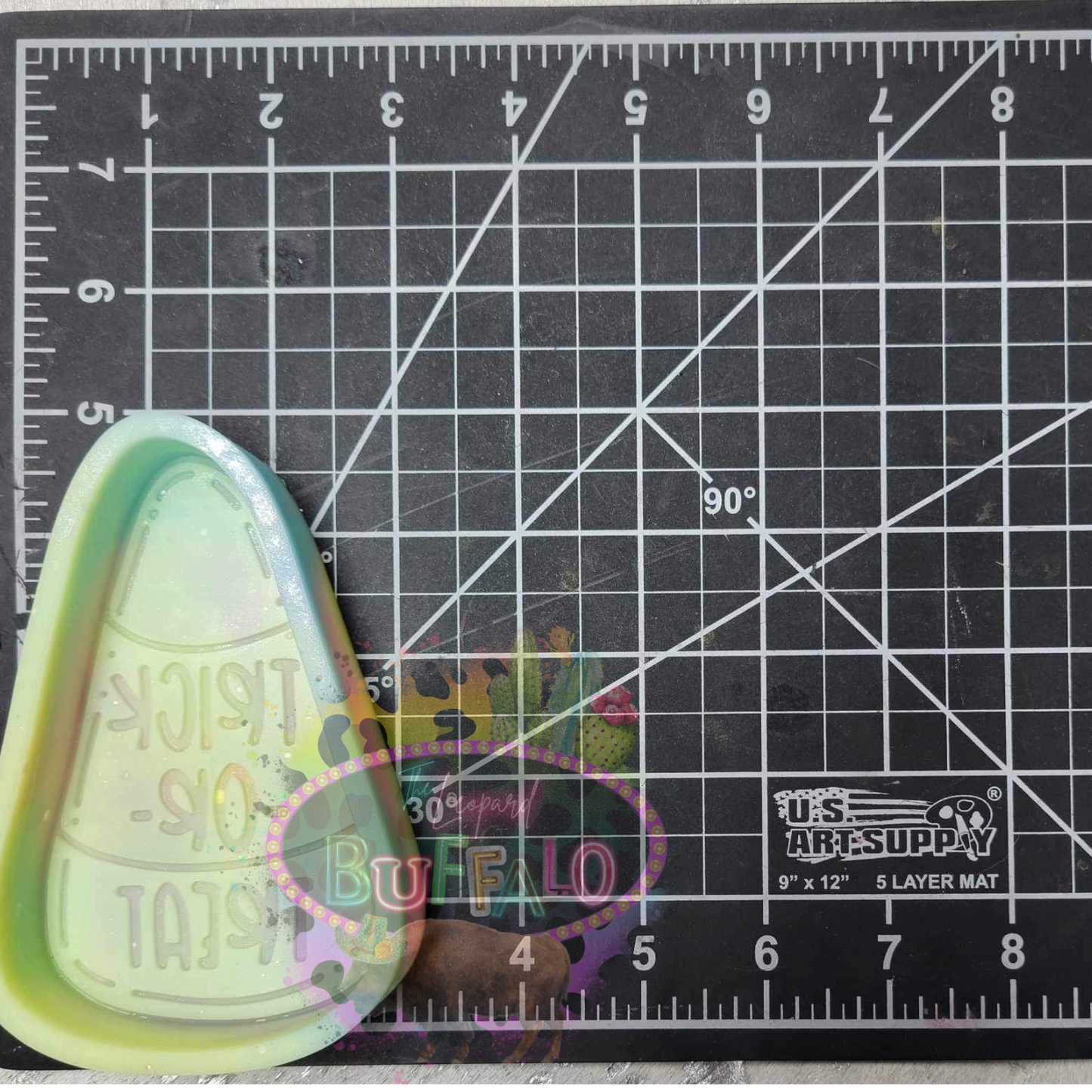 Trick or Treat Candy Corn Silicone Freshie Mold