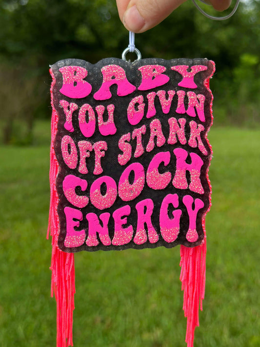 Baby you givin stank cooch energy Silicone Freshie Mold