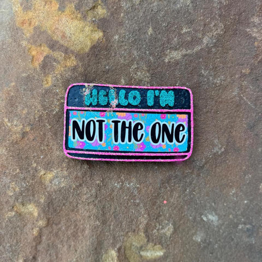 "Hello I'm" Nametag Silicone Freshie Mold